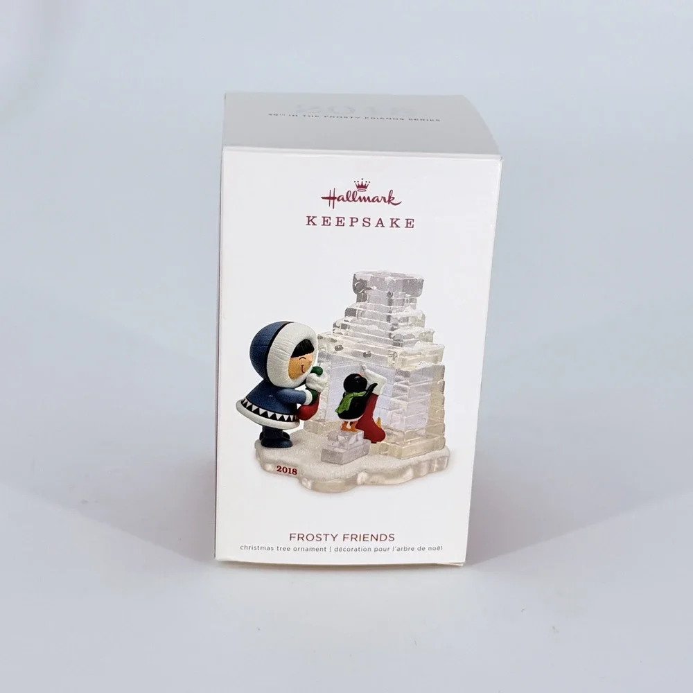 Hallmark Ornament Frosty Friends 39th in Series Hanging Stockings 2018